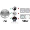 image8 Inch Multi Silver Color Stainless Steel Tongue Drum Percussion Instrument Free Mallet ampamp Bag Powerful Energy