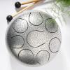 image8 Inch Multi Silver Color Stainless Steel Tongue Drum Percussion Instrument Free Mallet ampamp Bag Powerful Energy